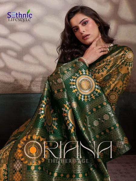 Oriana By Sethnic Silk Meenakari Occasion Wear Saree Wholesalers In Surat